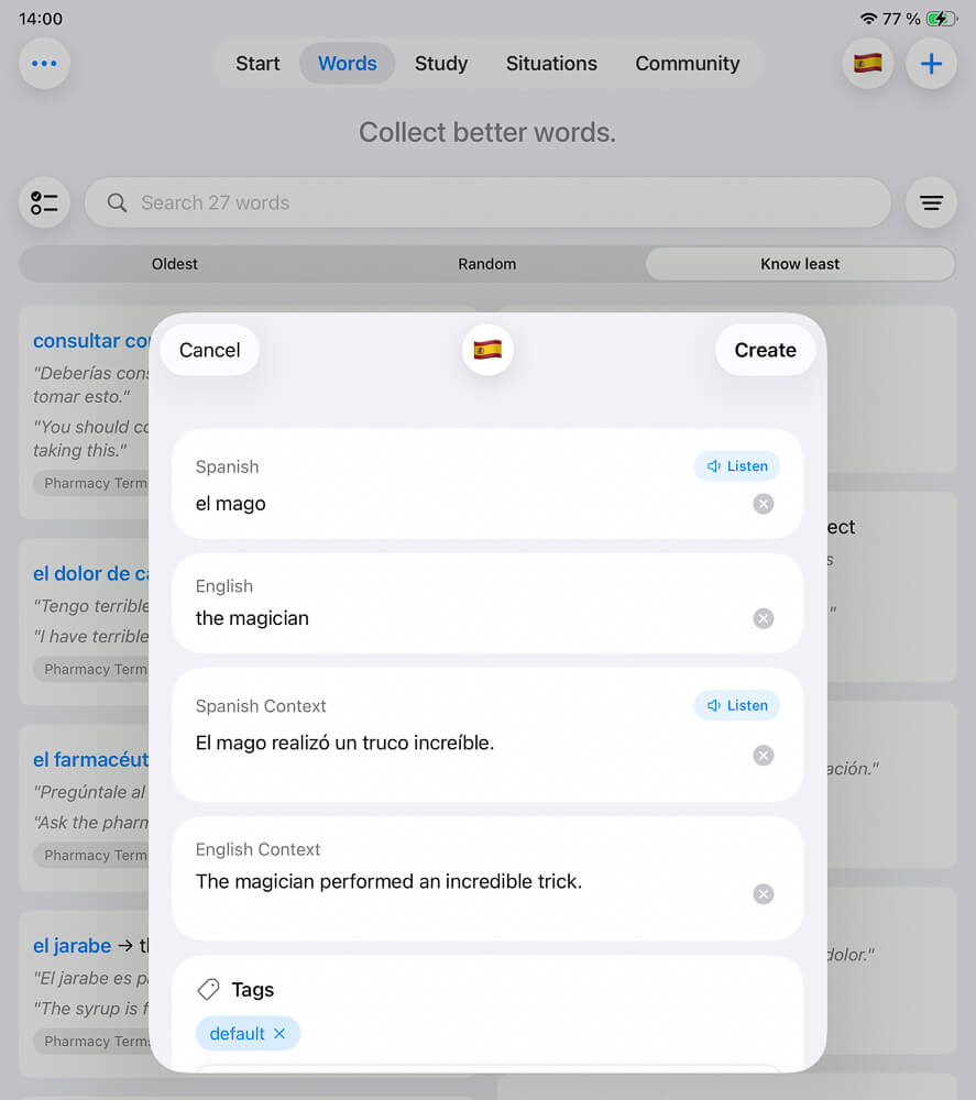 Words Magic Wand Translation